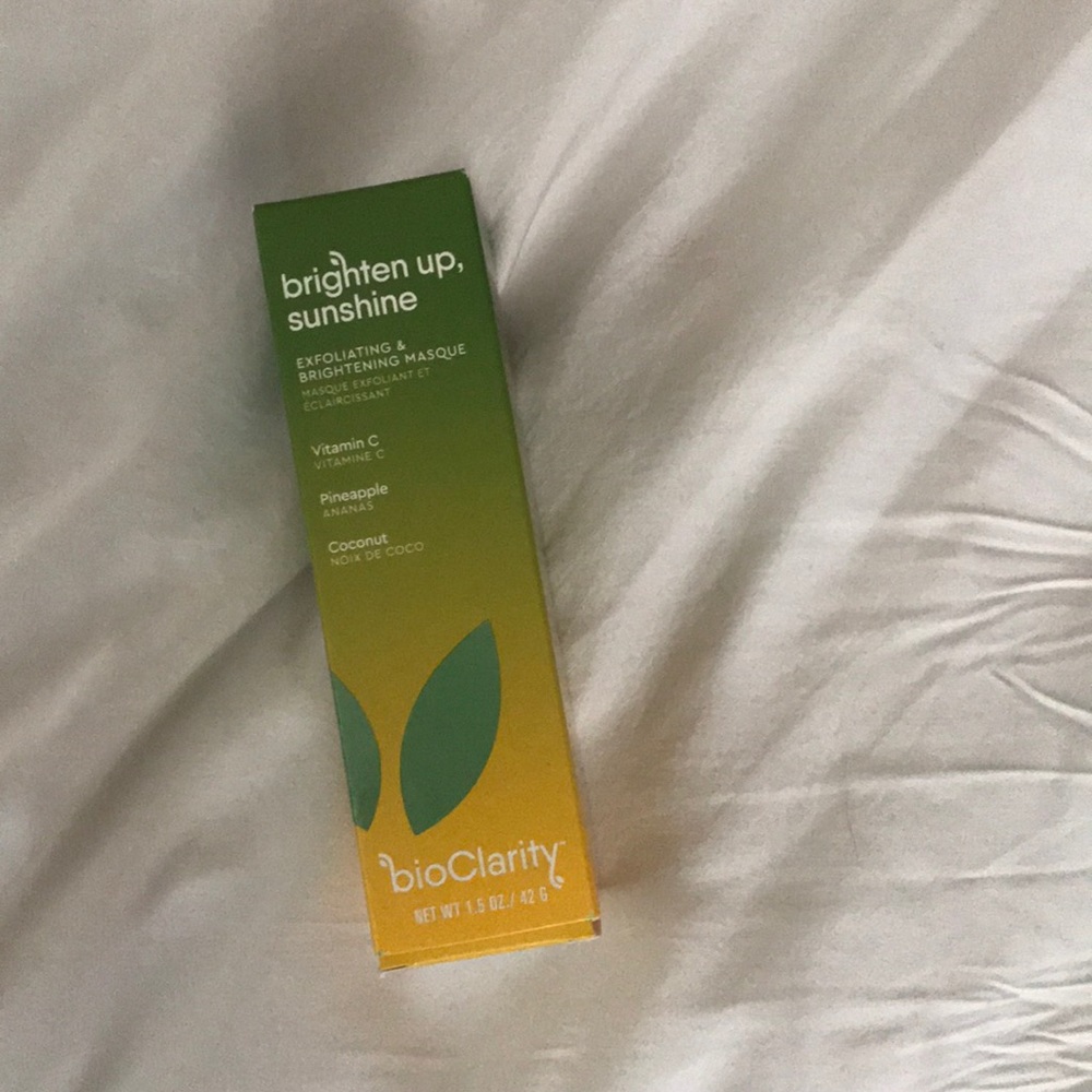 Bioclarity Brighten Up, Sunshine mask brand new